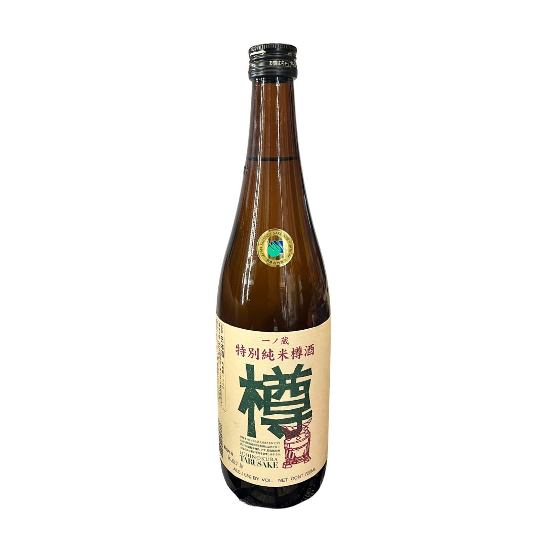 Tokubetsujunmai Taruzake Taru / Jp Sake 15% Alc/vol 720Ml