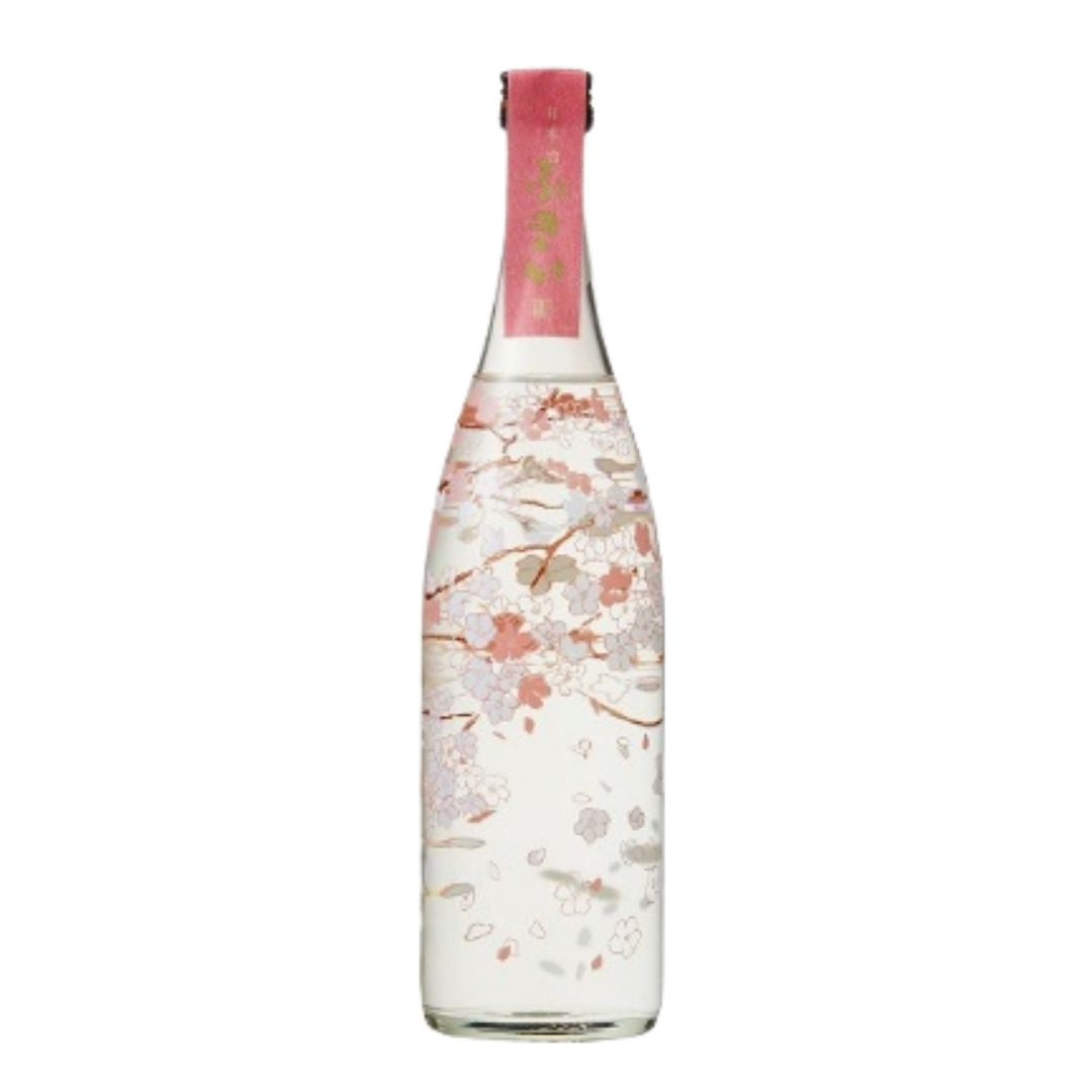 FUKII JUNMAI GINJO SAKURA BOTTLE / JP SAKE 15% alc/vol (720ml)