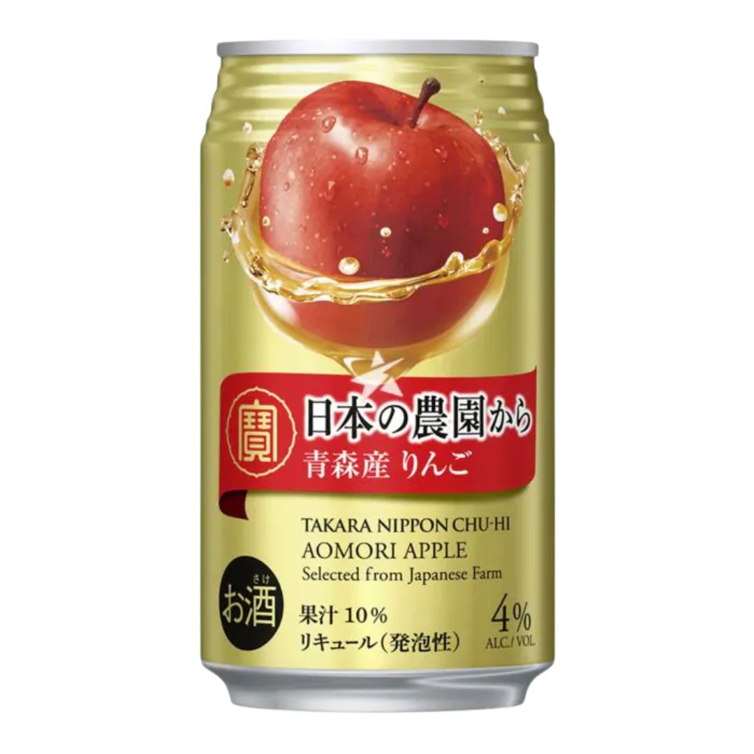 AOMORI APPLE CHU HI 4% / CARBONATED LIQUEUR (350ml)