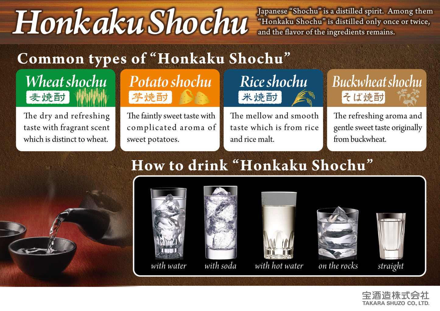 BUCKWHEAT SHOCHU "TOWARI" / SHOCHU 25% alc/vol 720ml