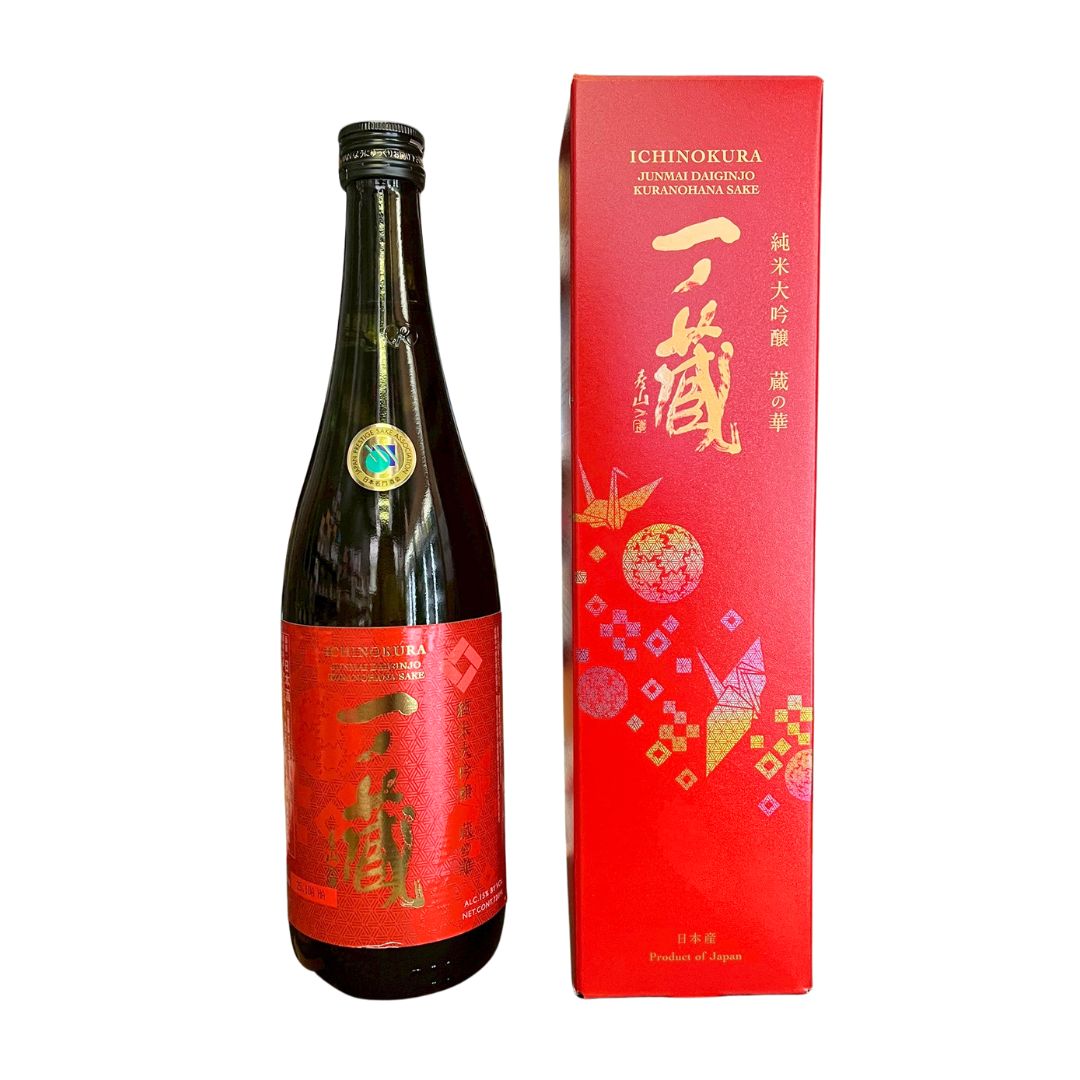 Junmai Daiginjyo Kura No Hana/ Jp Sake 15% Alc/vol 720Ml ICHINOKURA