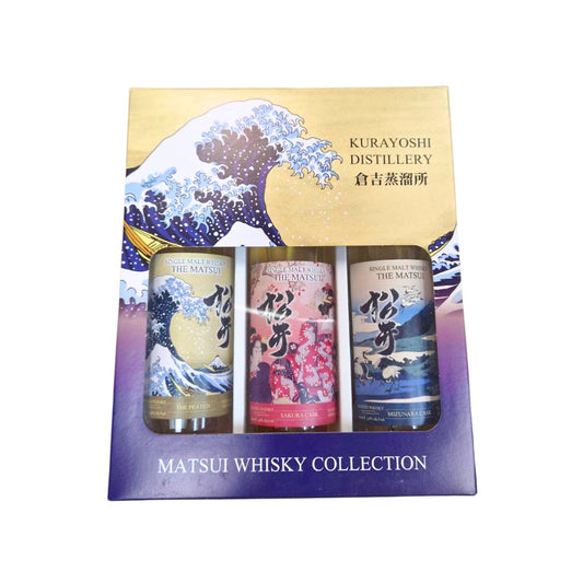 Matsui Single Malt Triple Pack / Whisky 43% Alc/vol 200Mlx3p