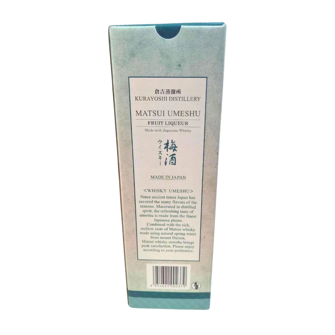 Matsui Umeshu Whisky 14% Alc/vol 700Ml