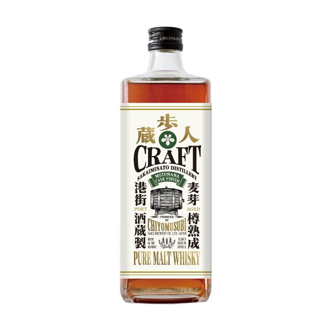 Craft Pure Malt Whisky Mizunara Cask 43% Alc/vol 700Ml