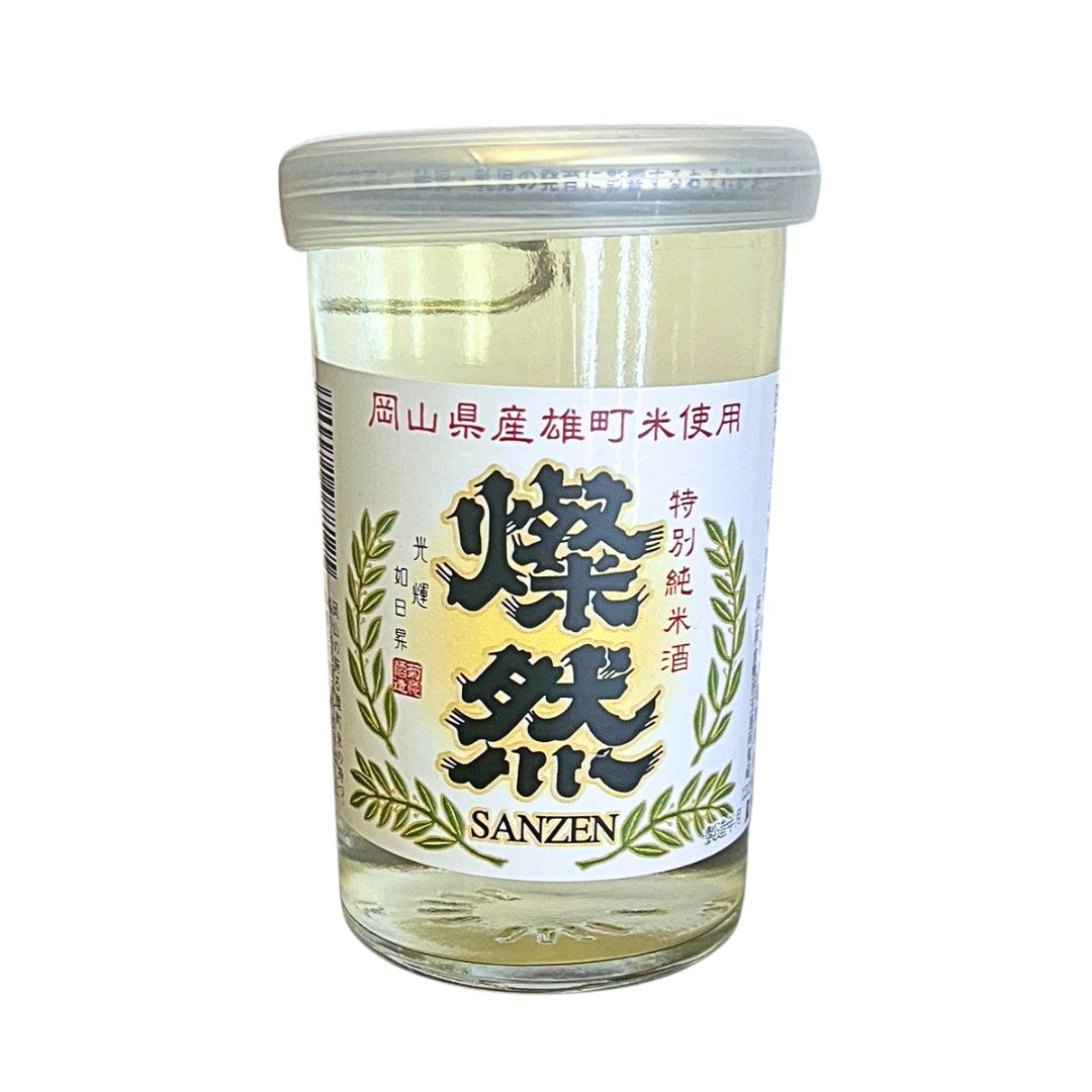 Sanzen Tokubetsu Junmai Omachi Bottle Cup / Jp Sake 15.5% Alc/vol 180Ml KIKUCHI SAKE BREWING