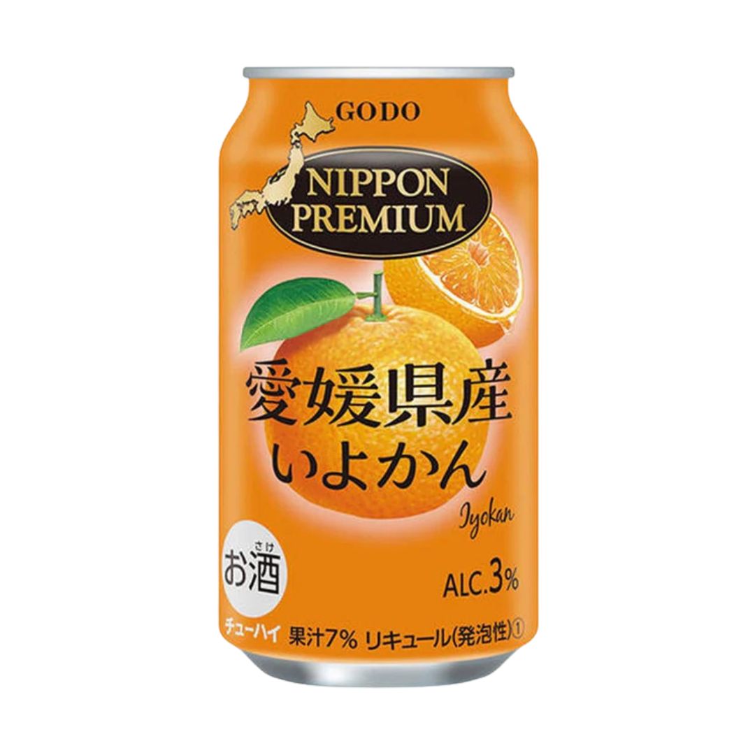 Nippon Premium Ehime Iyokan Citrus / Carbonated Cocktail 3% Alc/Vol (350Ml) OENON