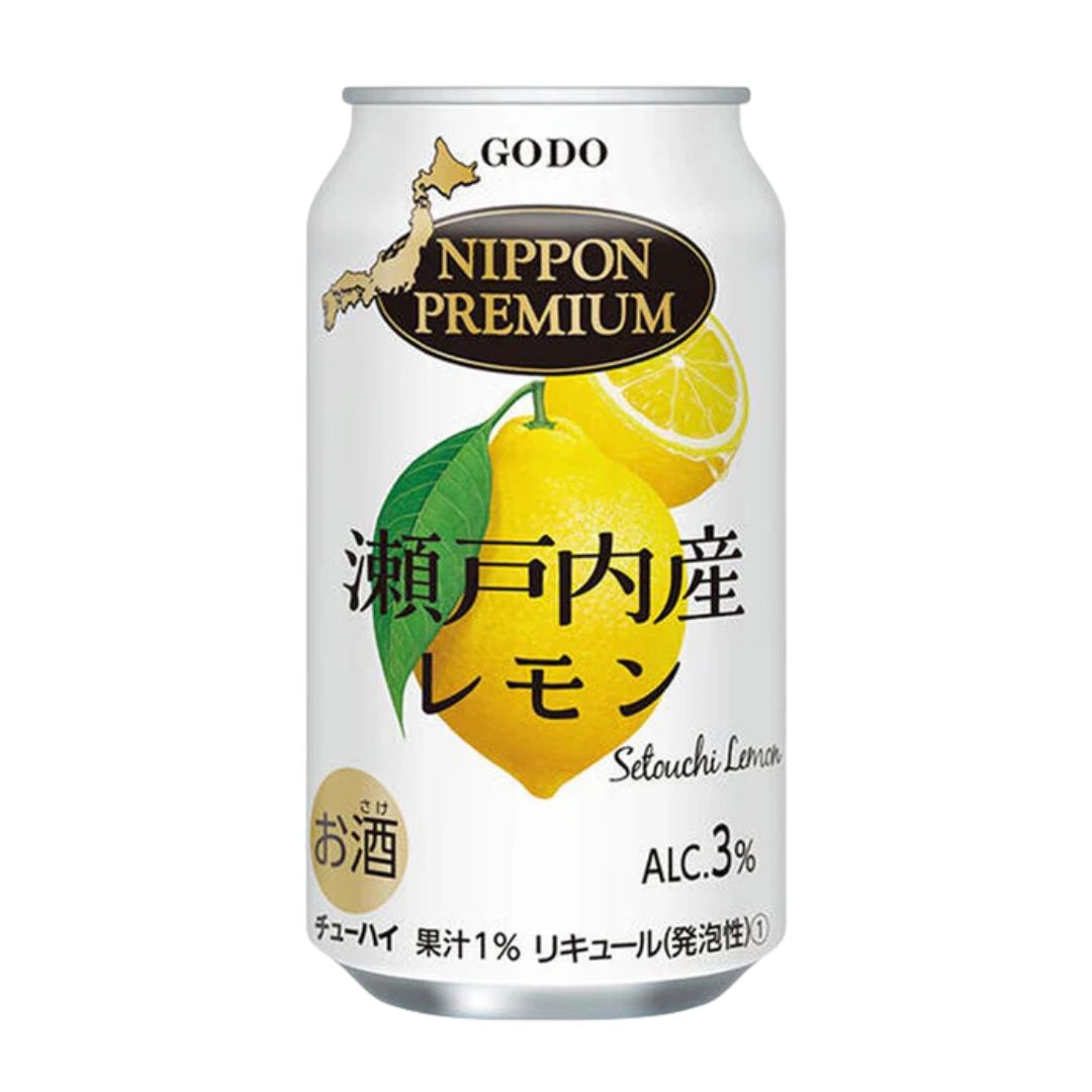 Nippon Premium Setouchi Lemon / Carbonated Cocktail 3% Alc/Vol (350Ml) OENON