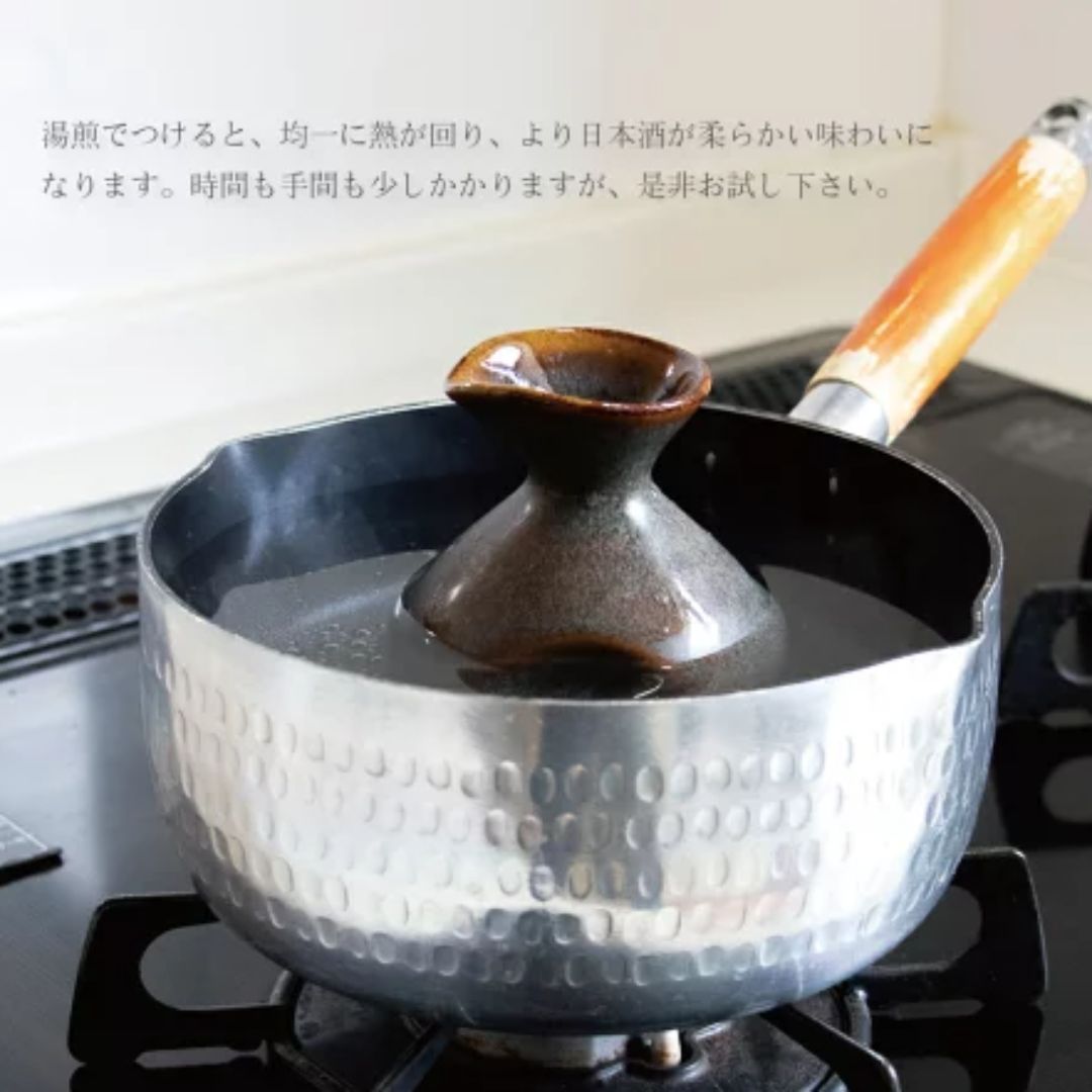 Arita Ware Sake Set (Sake Carafe X 1, Sake Cup X 2) In A Wooden Box Jet Black  / Sake Bottle/sake Cup 1 ARITA-YAKI