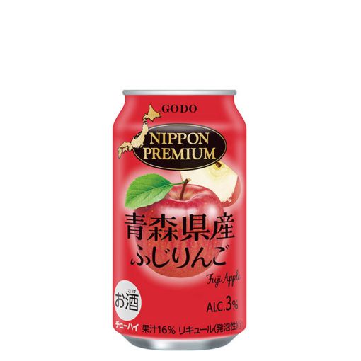 OENON / NIPPON PREMIUM AOMORI FUJI APPLE / CARBONATED COCKTAIL 3% alc/vol 350ml