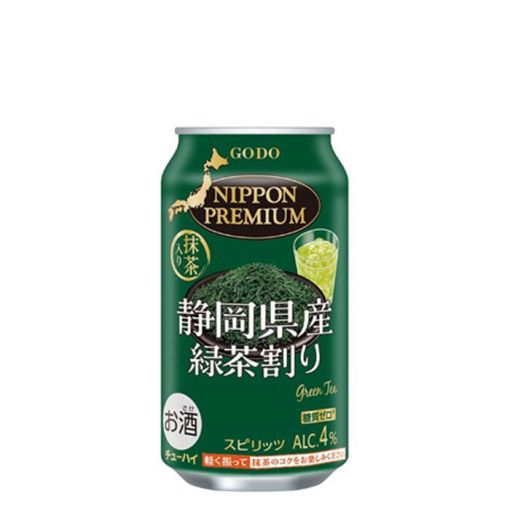 OENON / NIPPON PREMIUM SHIZUOKA GREEN TEA HAI / CARBONATED COCKTAIL 3% alc/vol 350ml